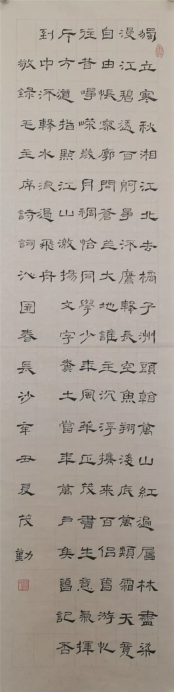 杨茂琴，沁园春长沙，四尺对开,15250853008.jpg